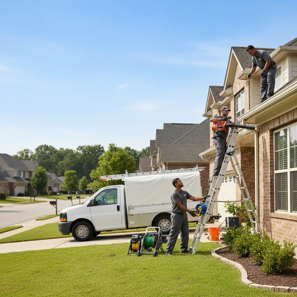 Home Gutter Service in Moulton, TX near me